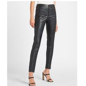 Express leather pants